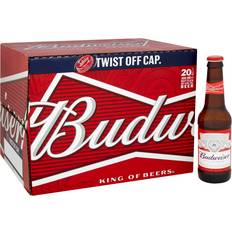 Budweiser Lager Beer Bottles 20 x 300 ml