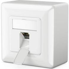 Data- & Nätverksuttag på rea DeleyCON CAT6 Universellt Nätverksuttag 1x RJ45-Port