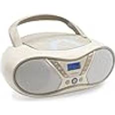 Reproductores de CD MOOOV Soft Gray Boombox 6 Watt