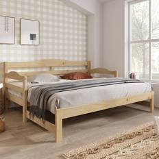 Daybeds Sofas Lark Manor Single Cabin Daybed Guest Option with Pull-out Trundle 73cm H X 98cm W X 196cm L Sofa