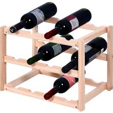 Wine Racks on sale Belfry Kitchen 3 Tier Stylish Wooden Holder 11.81cm H x 16.54cm W x 10.24cm D Wine Rack