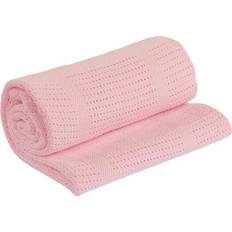 Pink Baby Blankets Adore 100% Cotton Cellular Soft Baby Blanket 60x90cm