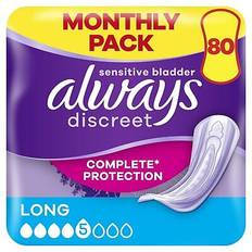 Always Discreet Incontinence Pads 4 x 80 Sanitary Towels