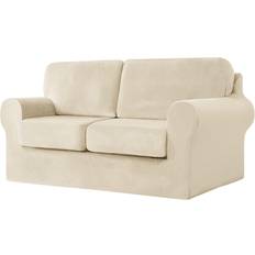 Textiles Highland Dunes With Separate Seat Cushions And Backrests 2 Seat Set 5 Pcs Loose Sofa Cover Grey