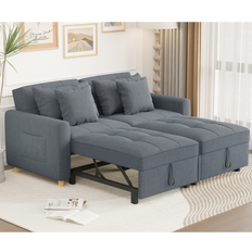 YODOLLA 3-in-1 Bed Double Sleeper Chair Bed Sofa