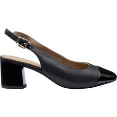 Shimmy Heeled Shoes - Black/Patent