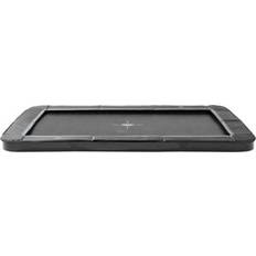 Rectangular Trampolines EXIT InTerra Ground-Level Sports Trampoline 8x12ft Black