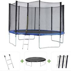 Trampolines Habitat et Jardin Trampoline Joycy ø 4,27 m Avec Filet Échelle Couverture Kit D'ancrage