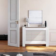 Radiators Elegant Horizontal Stripe Design Radiator Cover 112 x 19 x 81.5 cm