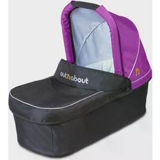Nipper Double Carrycot Hood Fabric Purple Punch