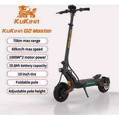 Electric Vehicles Kukirin G2 Master 10-Zoll Reifen Offroad Elektroroller 2 x 1000-W