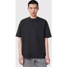 AllSaints Haven Cotton Logo Embroidered Tee - Black