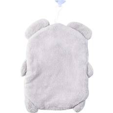HKHBJS Cartoon Elephant Baby Bath Towel Coral Fleece Super Absorbent Newborn Towel Grey