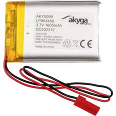 Akyga Batteria Ricaricabile LP903450 3.7 V 1600 mAh