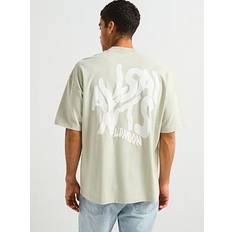 AllSaints Orlando Short Sleeve Crew Neck T-shirt - Slate Green