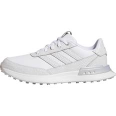 Adidas Dame Golfsko adidas S2G 25 Leather Spikeless Golfsko - Cloud White/Silver Metallic