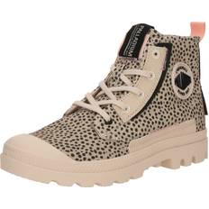 Beige - Dame Snørestøvler Palladium Snørestøvletter PAMPA - Beige/Sort
