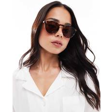 Vero Moda Round Frame Sunglasses - Tortoiseshell - Brown