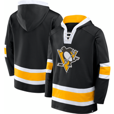 Fanatics Sports Fan Apparel Fanatics Men's Black Pittsburgh Penguins Inside Line Fleece Pullover Hoodie XL