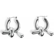 Big Knot Earrings - Smykker - Sølv