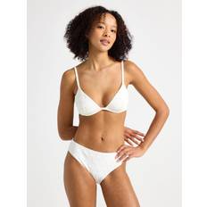 Dam - Vita Badkläder Lindex Bikiniunderdel Med Broderi