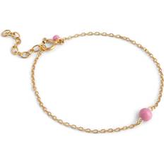 Guldbelagt - Pink Armbånd ENAMEL Copenhagen Balloon Armbånd - Forgyldt