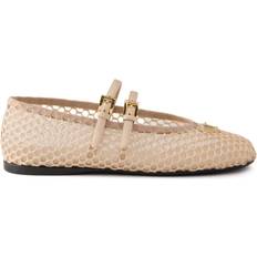Prada Ballerinas Prada Mesh Ballet Flats - Women - Neutrals