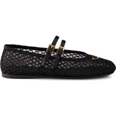 Prada Ballerinas Prada Mesh Ballerina Shoes - Women - Black