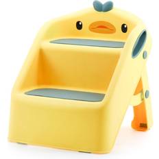 Tomtop Jms Foldable Toddler Step Stool Yellow