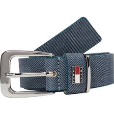 Blå - Denim/Jeansstof Bælter Tommy Hilfiger Bælte Heritage 3.0 - Mørkeblå