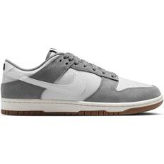 Grey - Men - Nike Dunk Shoes Nike Dunk Low Suede - Grey