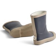 Rubber Muddy Wellington Boots - Ink