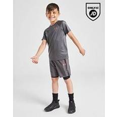 Grey Other Sets Children's Clothing Under Armour Tech Embossed T-Shirt Shorts Set Children - Grey