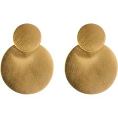 Smycken Pernille Corydon Double Coin Earrings - Förgyllt/Silver Sterling 925