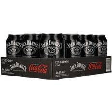 Jack Daniels Beer & Spirits Jack Daniels Coca-Cola 12x330ml Can