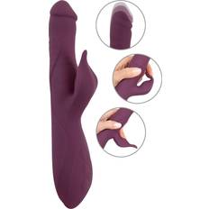 Sexleksaker Javida 3 Function Rabbit Vibrator Thrusting Rotating Vibrating Purple