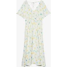 Vero Moda Flora Olga Ss 7/8 Dress Dress - Hvid