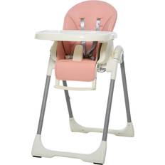 Transporte y Asiento Homcom Trona para Bebé Evolutiva Plegable Ajustable 55x80x104 cm