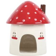 Oil Lamps Something Different Mushroom Burner Red One Size Oil Lamp