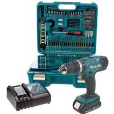 Makita dhp453 Makita DHP453 18V Lithium Combi Hammer Drill 101 Piece Screwdriver Bit Set