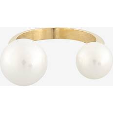 Snö of Sweden Ringar Snö of Sweden Rio Double Pearl Ring Ringar - Guld