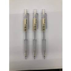 Muji 3SET Polycarbonate Mechanical Pencil W Rubber Grip