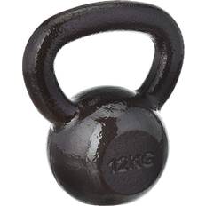 Cast-Iron Kettlebell with Textured and Painted Surface 12kg