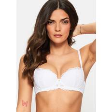 S Bras Ann Summers Sexy Lace Padded Balcony Bra - White