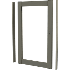 Durapost Aluminium Gate Frame 1188mm x 1770mm Olive Grey