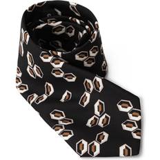 Cravates Giorgio Armani Cravate En Soie Noire - Nero