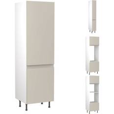 Grey Kitchen Units KitchenKIT J-Pull Gloss Kitchen Cabinets - Light Grey
