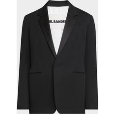 Svarta Kostymer Jil Sander Men's Tailored Wool Suit - Black