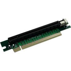 Controller Cards Tlily PCI-E 16X Riser Card 90 Degree Pci-E Pci-Express to Slot Right Angle Extender Protector Adapter