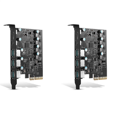 Controller Cards Jojomino Carte 2X PCIe USB 3.2 Gen 2 10 Gbit/s